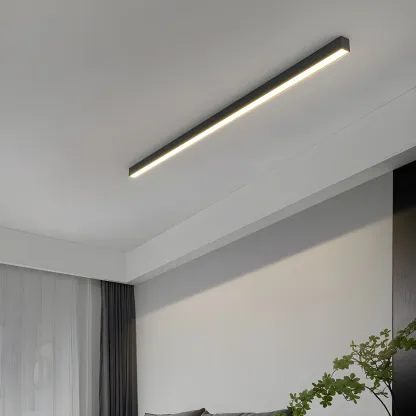 Modern Flush Mount LED Ceiling Light for Living Room Image - 3