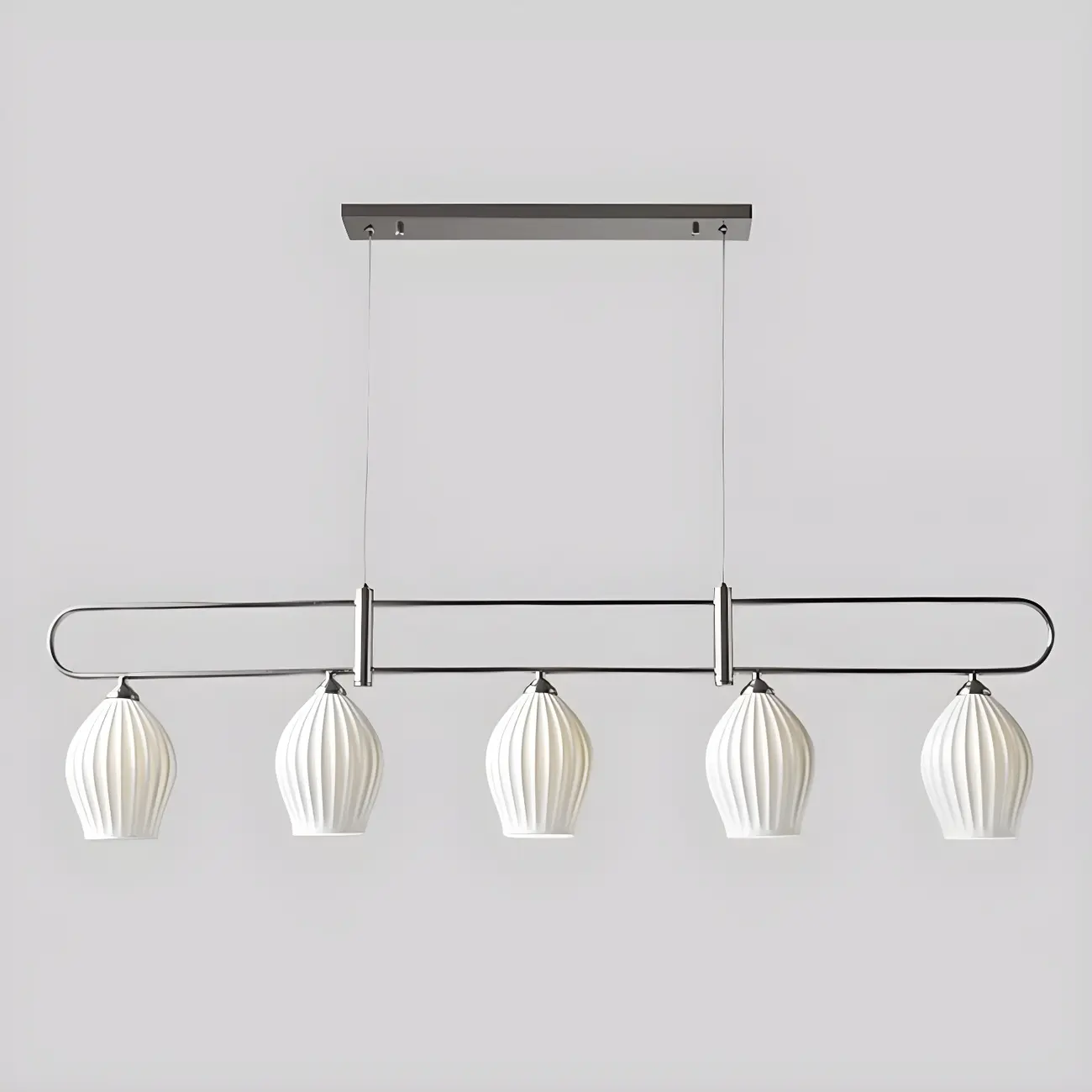 Simple Modern Ceramic Multi-Light Island Pendant Light Image - 6 | homeyfad