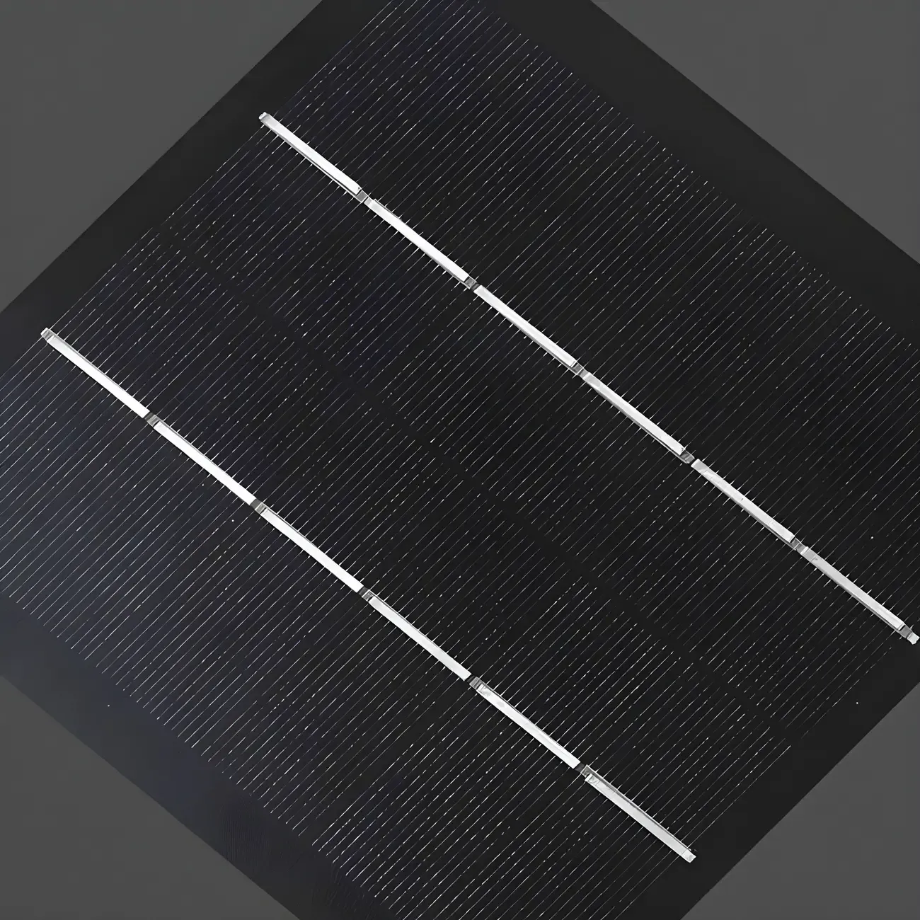 Solar Black Metal Glass Geometric Post Cap Light Image - 13