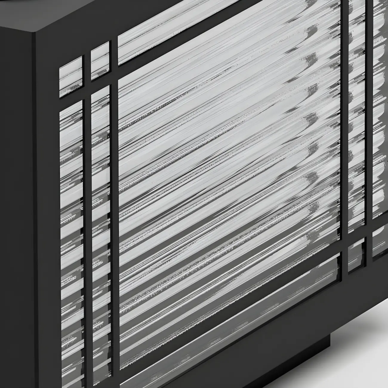 Solar Black Metal Glass Geometric Post Cap Light Image - 15 | homeyfad