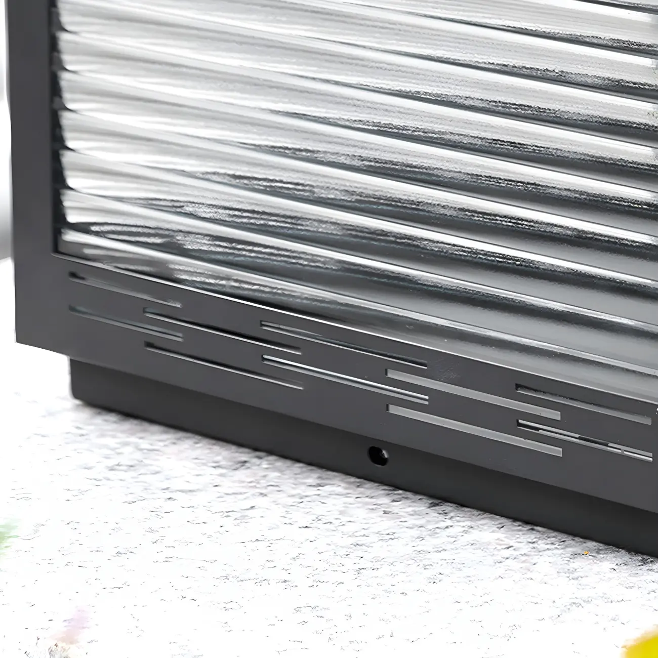 Simple Geometric Metal Glass Solar Post Cap Light Image - 10 | homeyfad