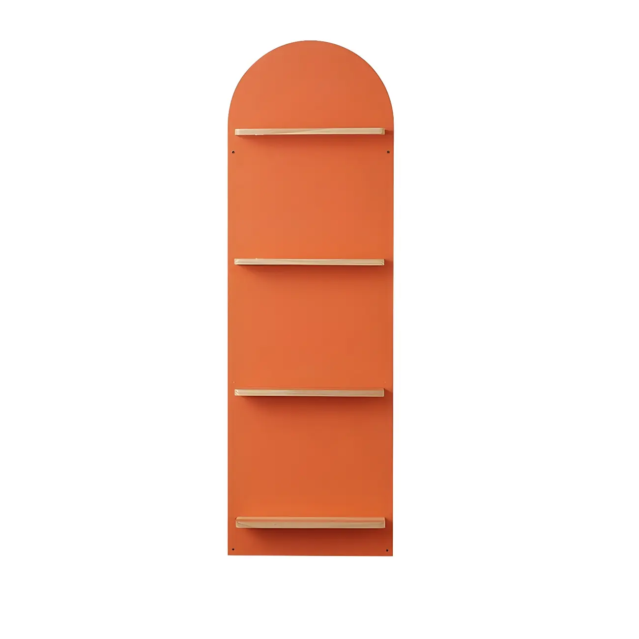 Etagere Arched Wall-Mounted Wood Bookcase Image - 11 | homeyfad