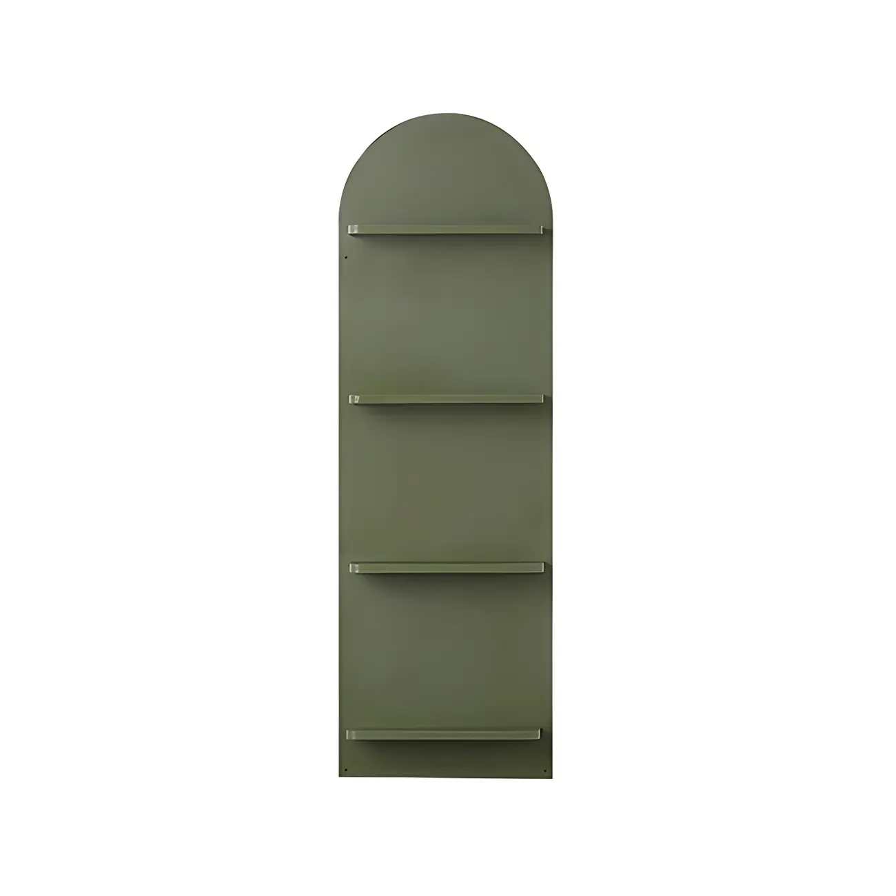 Etagere Arched Wall-Mounted Wood Bookcase Image - 10 | homeyfad