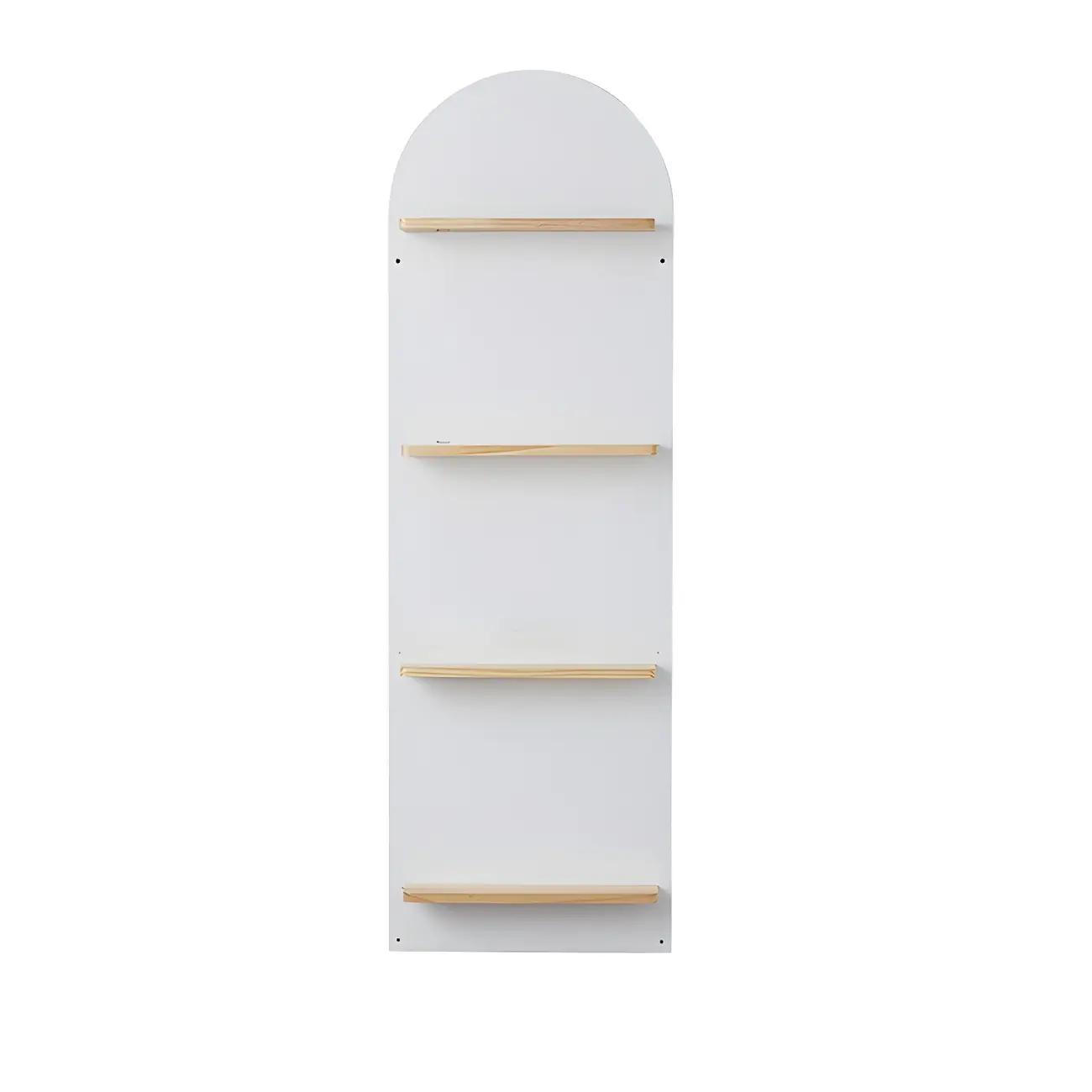 Etagere Arched Wall-Mounted Wood Bookcase Image - 15 | homeyfad