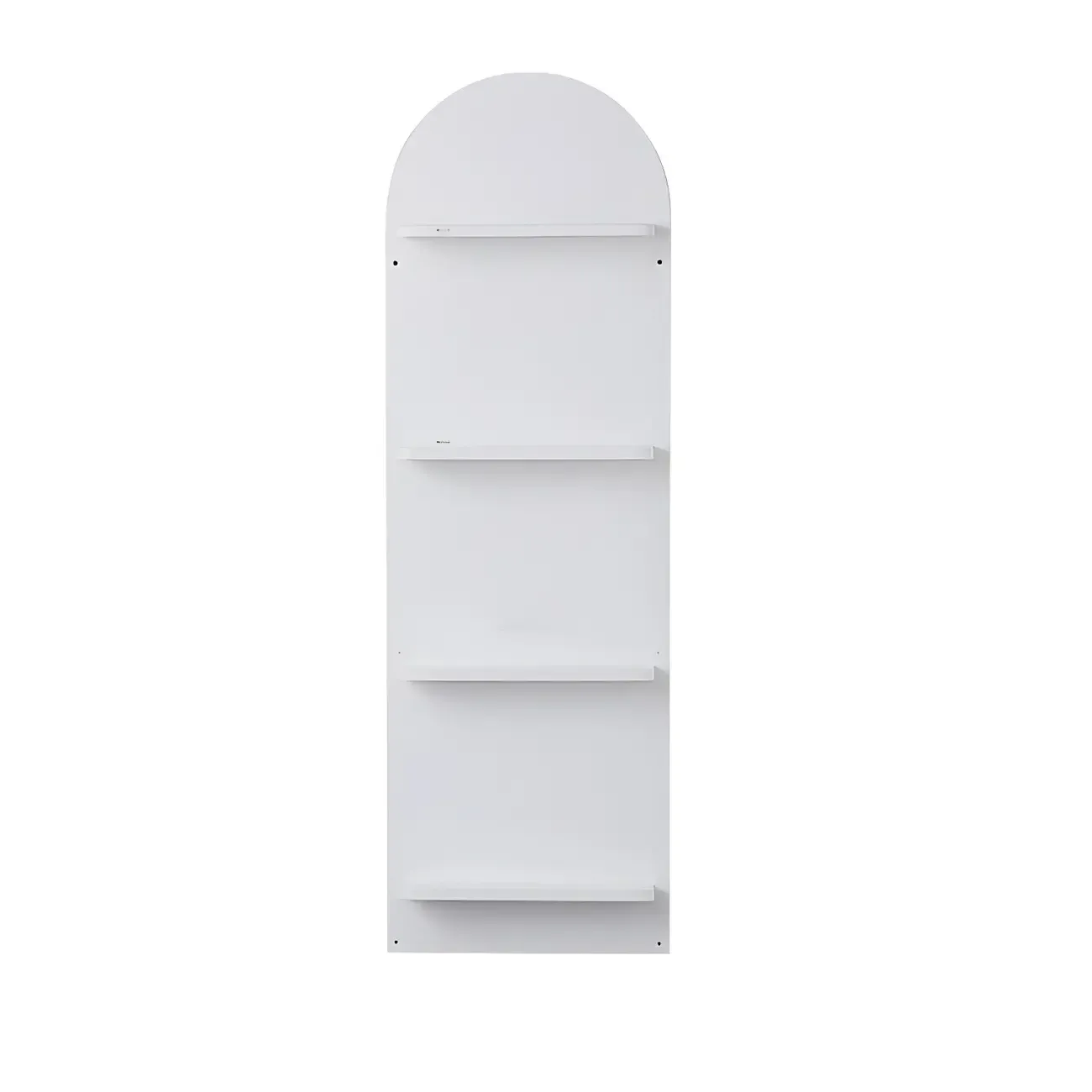 Etagere Arched Wall-Mounted Wood Bookcase Image - 13