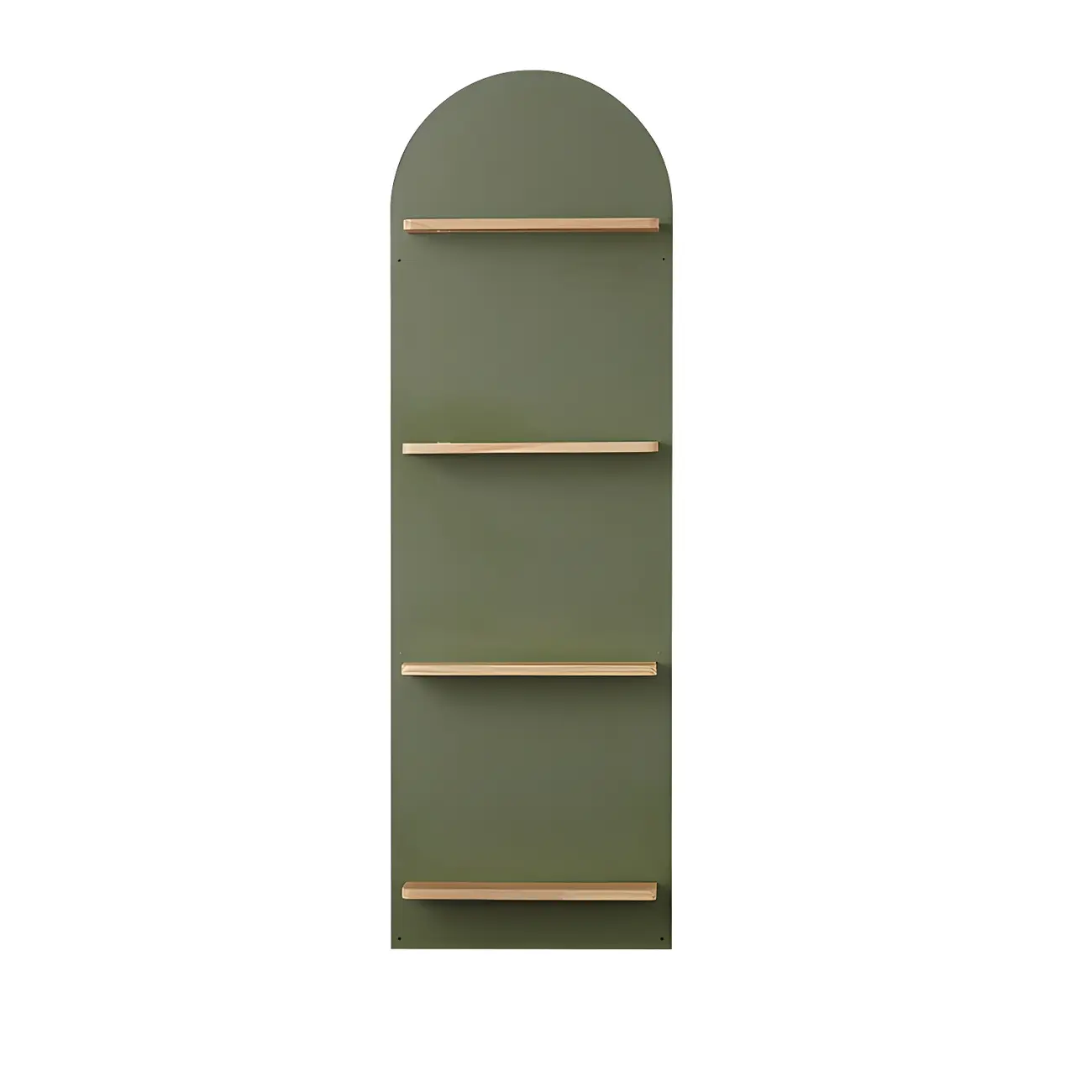Etagere Arched Wall-Mounted Wood Bookcase Image - 17 | homeyfad