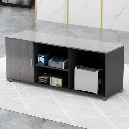 Modern Engineered Wood Filing Cabinet for Office Storage Image - 2