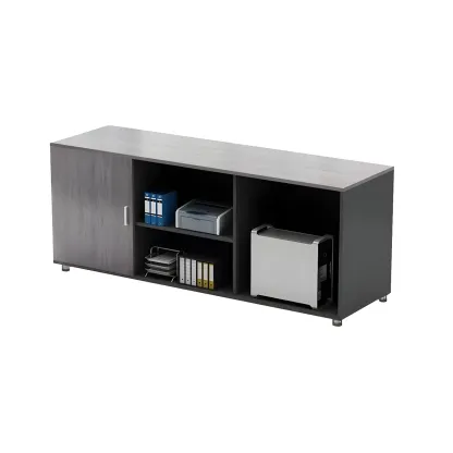 Modern Engineered Wood Filing Cabinet for Office Storage Image - 5