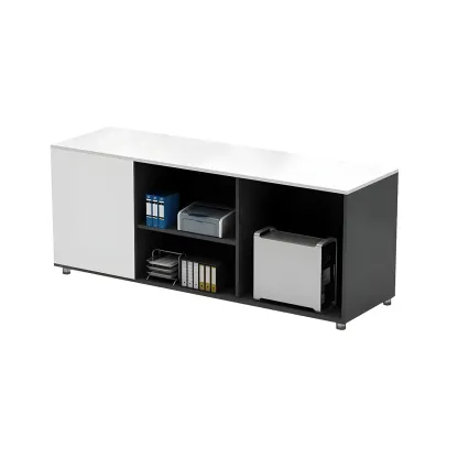 Modern Engineered Wood Filing Cabinet for Office Storage Image - 6