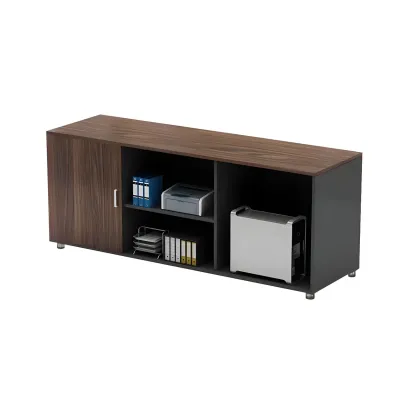 Modern Engineered Wood Filing Cabinet for Office Storage Image - 7