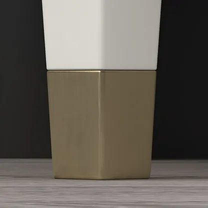 Minimalist White Wooden Double Dresser with Drawers for Home Image - 13