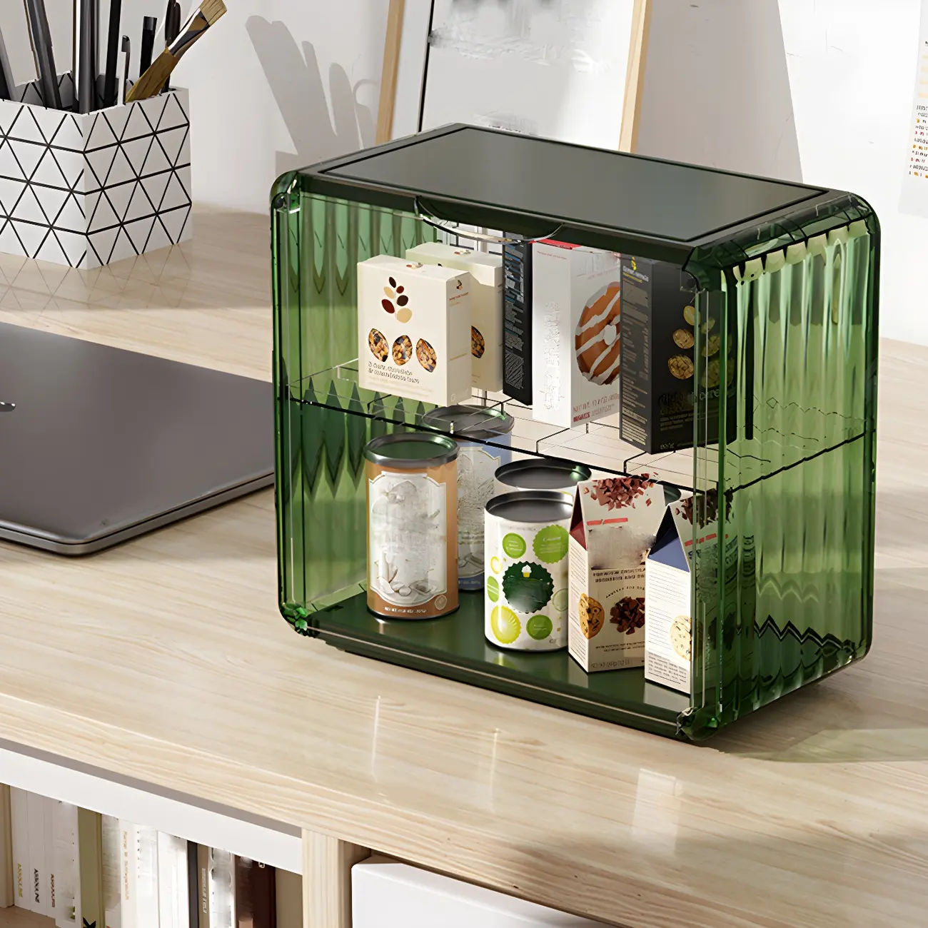 Acrylic Display Cabinet with Glass-like Panel Image - 5 | homeyfad