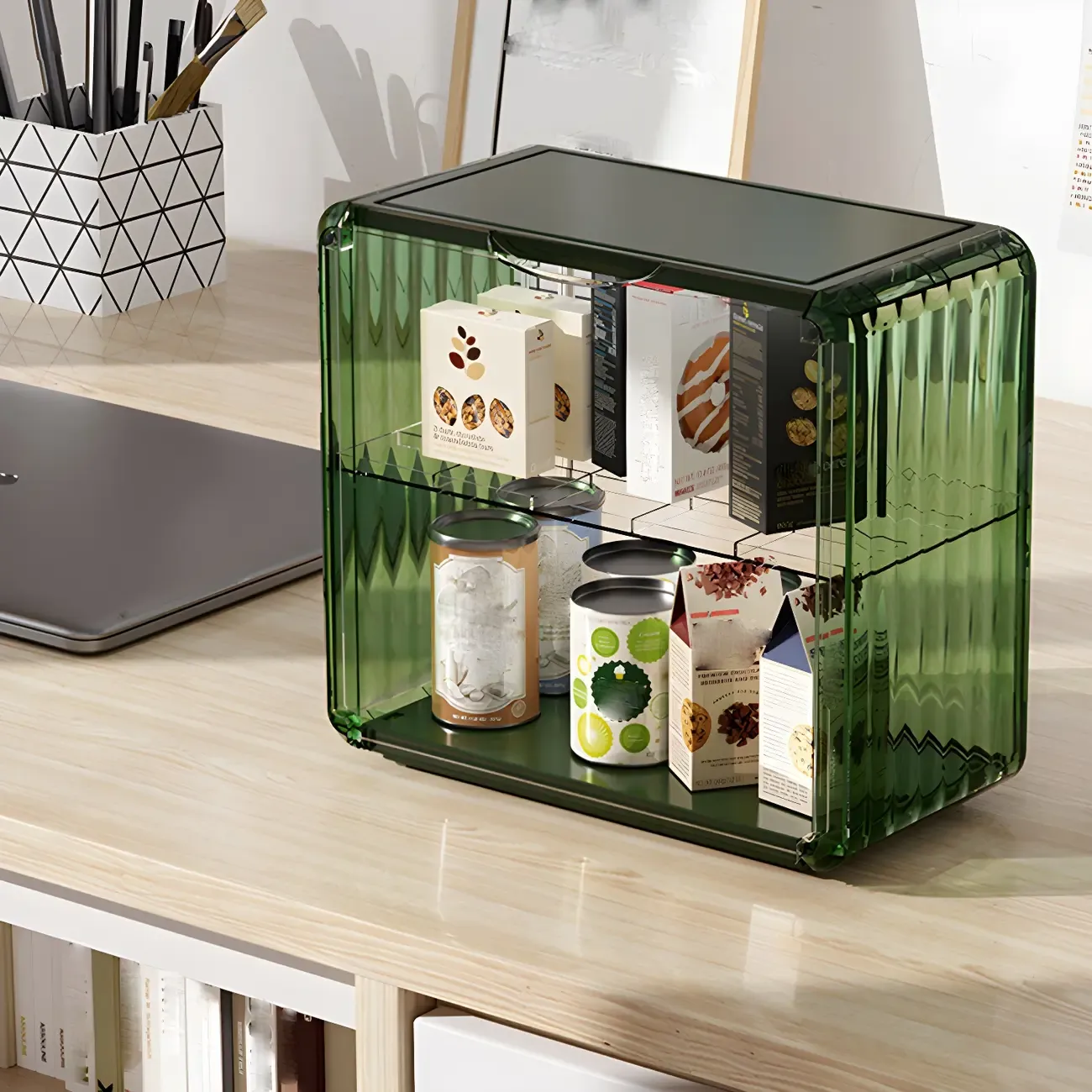 Acrylic Display Cabinet with Glass-like Panel Image - 5
