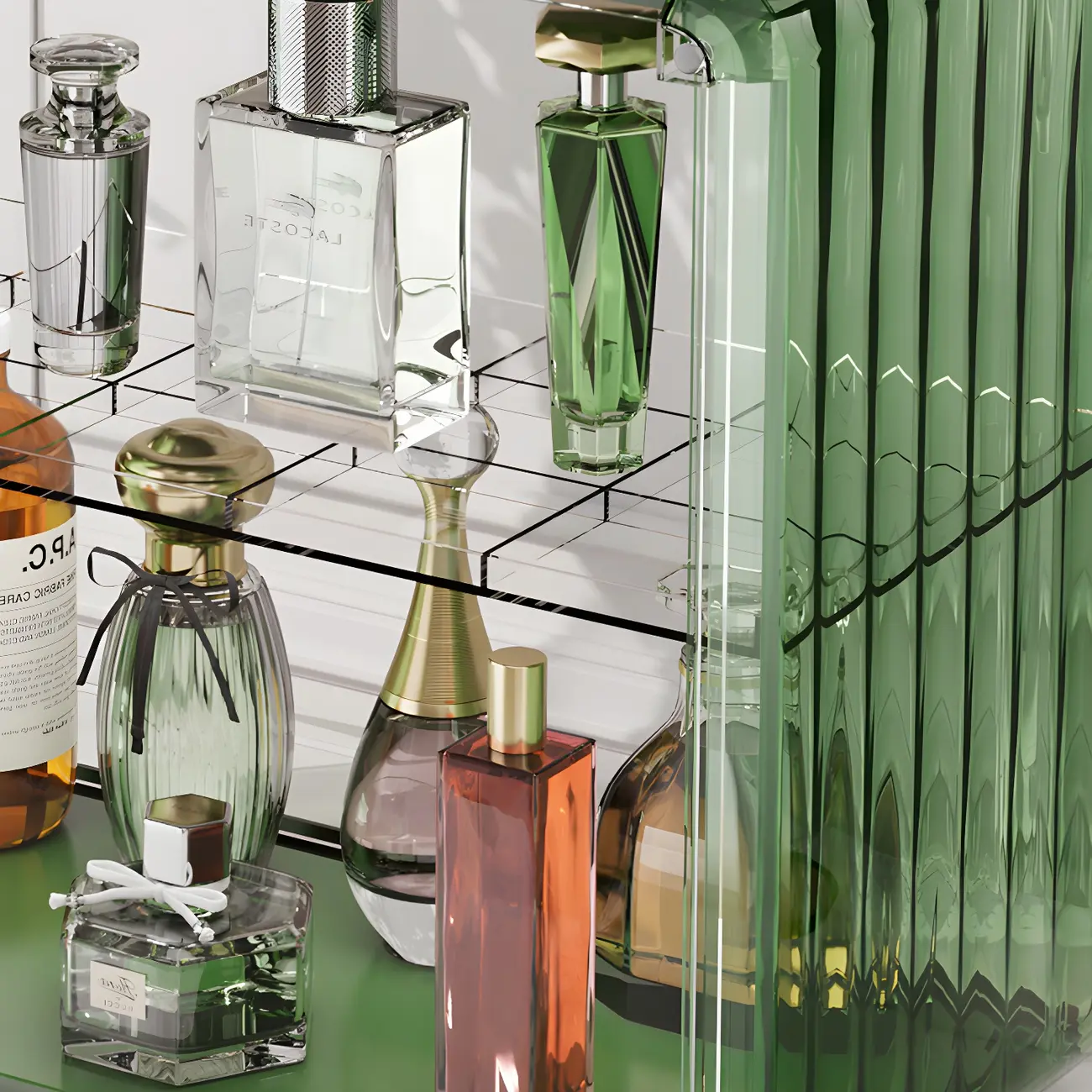 Acrylic Display Cabinet with Glass-like Panel Image - 7 | homeyfad