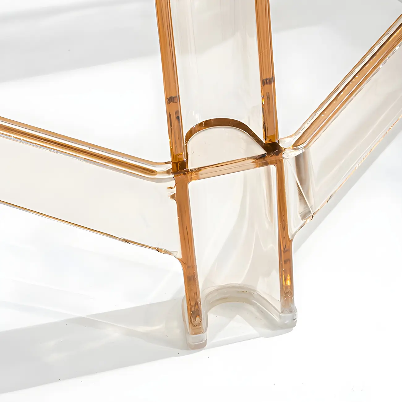 Vibrant Colors Acrylic No Backrest Stackable High bar Stool Image - 7 | homeyfad