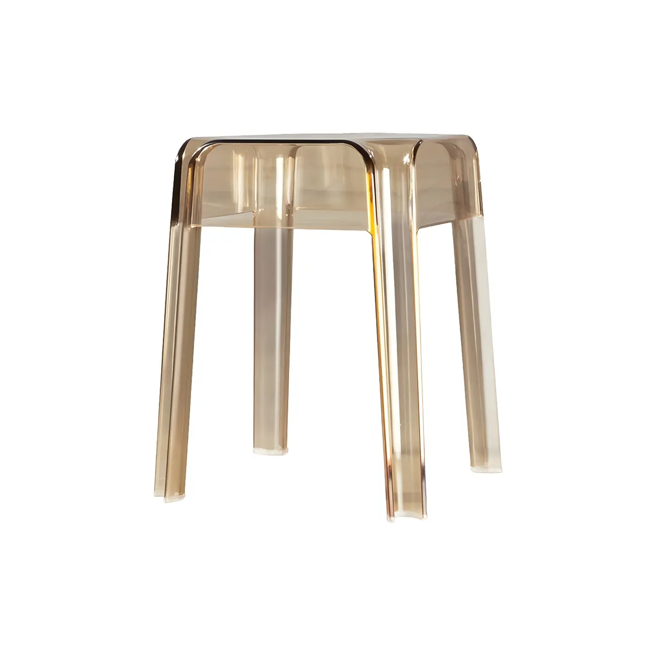 Vibrant Colors Acrylic No Backrest Stackable High bar Stool Image - 40 | homeyfad