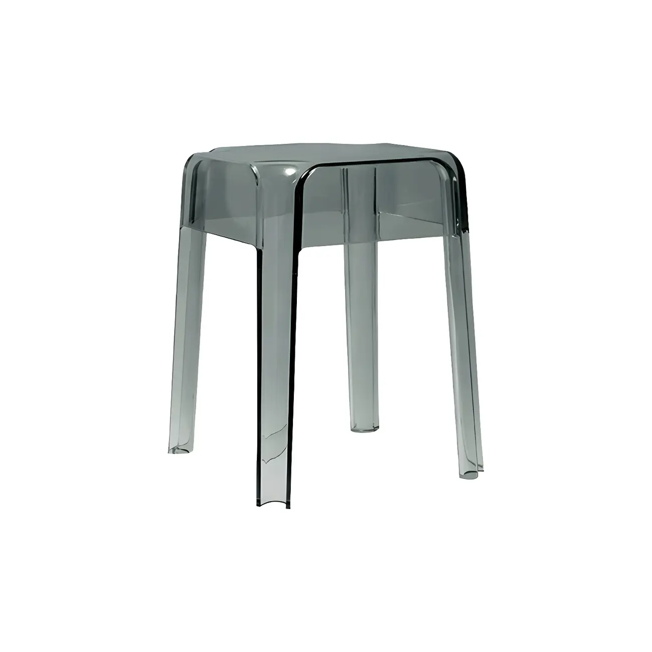 Vibrant Colors Acrylic No Backrest Stackable High bar Stool Image - 60 | homeyfad