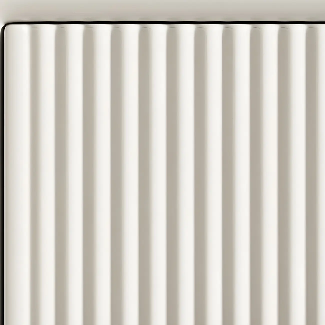 Morandi Narrow Open Back Leather Wood Nightstand Image - 11 | homeyfad