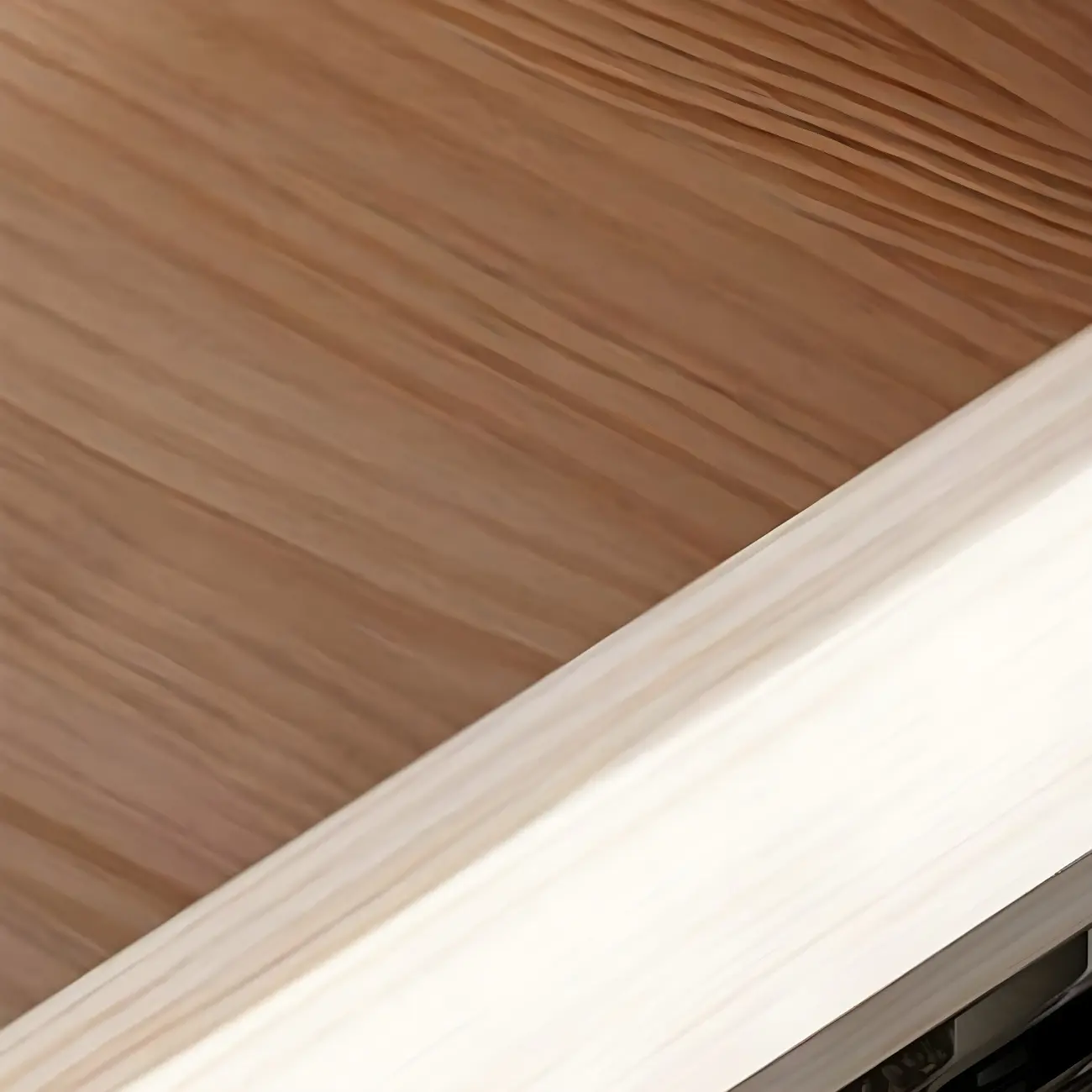 Morandi Narrow Open Back Leather Wood Nightstand Image - 18 | homeyfad