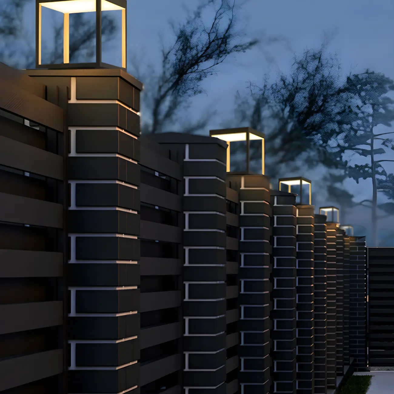 Solar Black Metal Open Post Cap Light Image - 4 | homeyfad