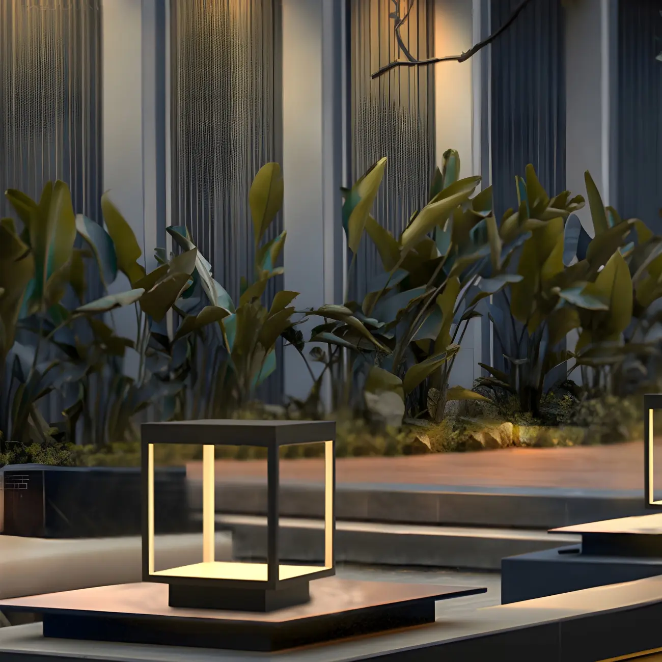 Solar Black Metal Open Post Cap Light Image - 3 | homeyfad