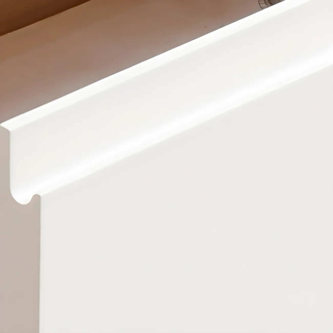 Rectangular Wall-Mounted Wood Drawers TV Stand White Image - 21 | homeyfad