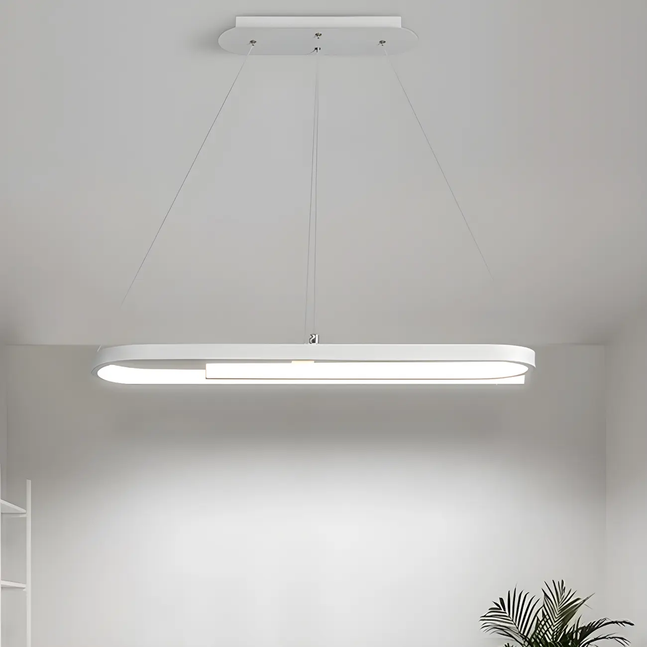 Trendy Modern LED Geometric Island Pendant Light Image - 6 | homeyfad