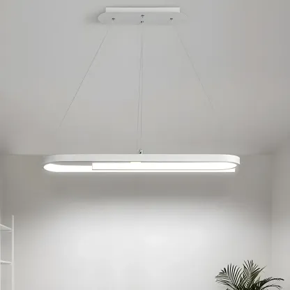 Trendy Modern LED Geometric Island Pendant Light Image - 6