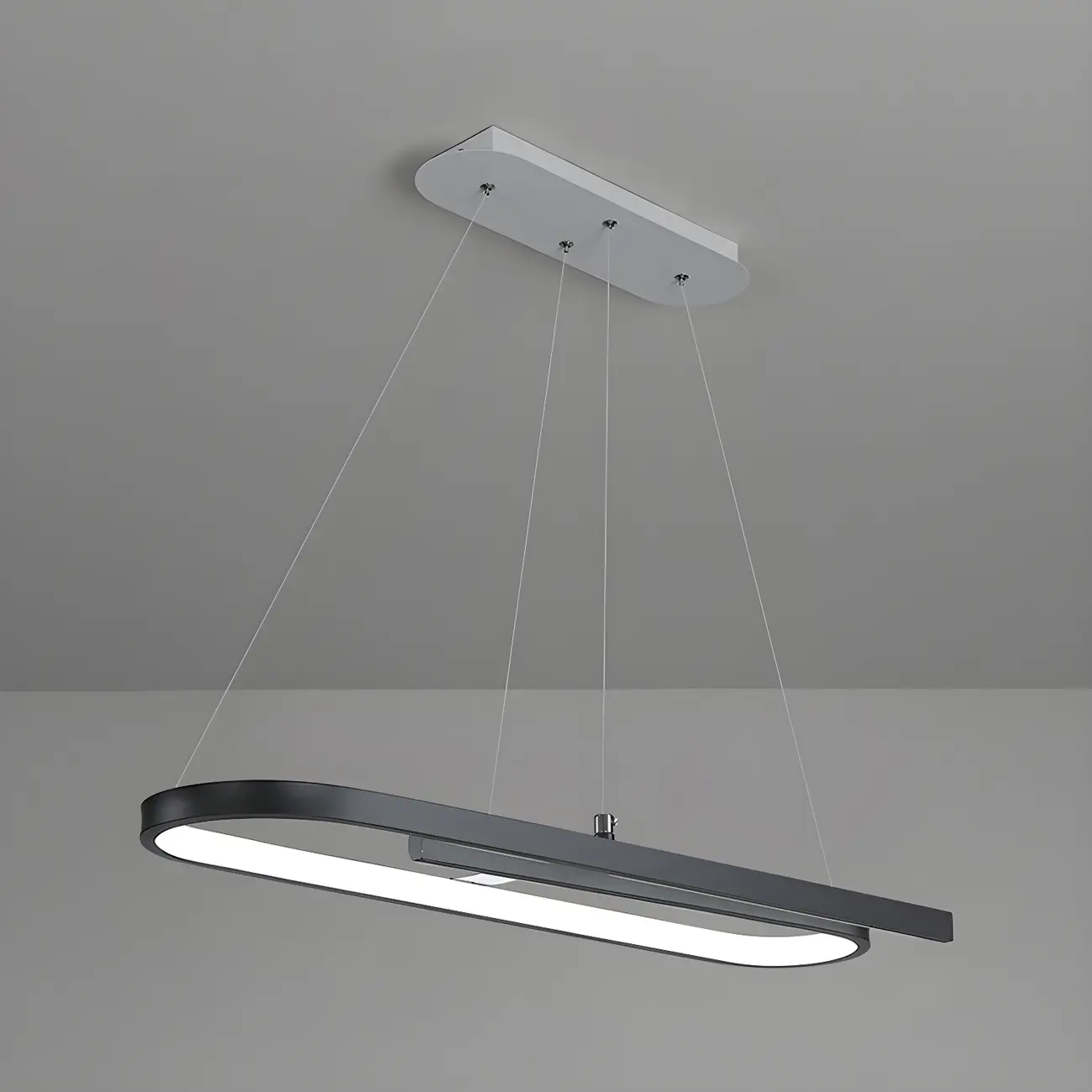 Trendy Modern LED Geometric Island Pendant Light Image - 3 | homeyfad