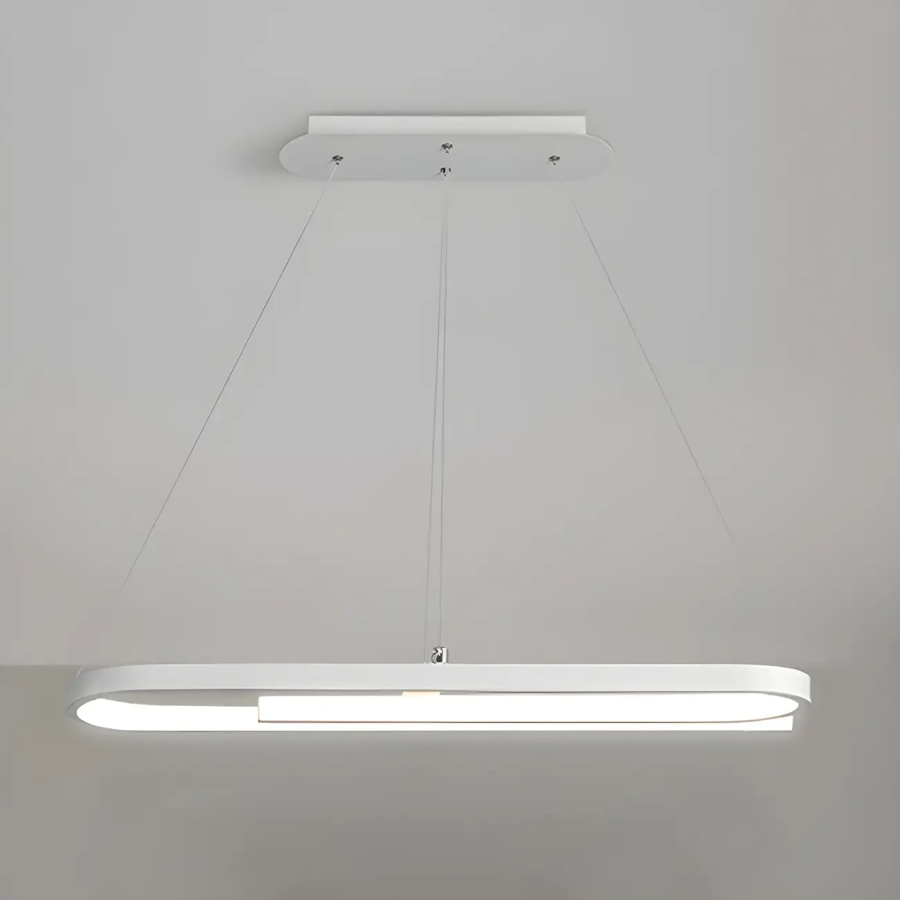 Trendy Modern LED Geometric Island Pendant Light Image - 10