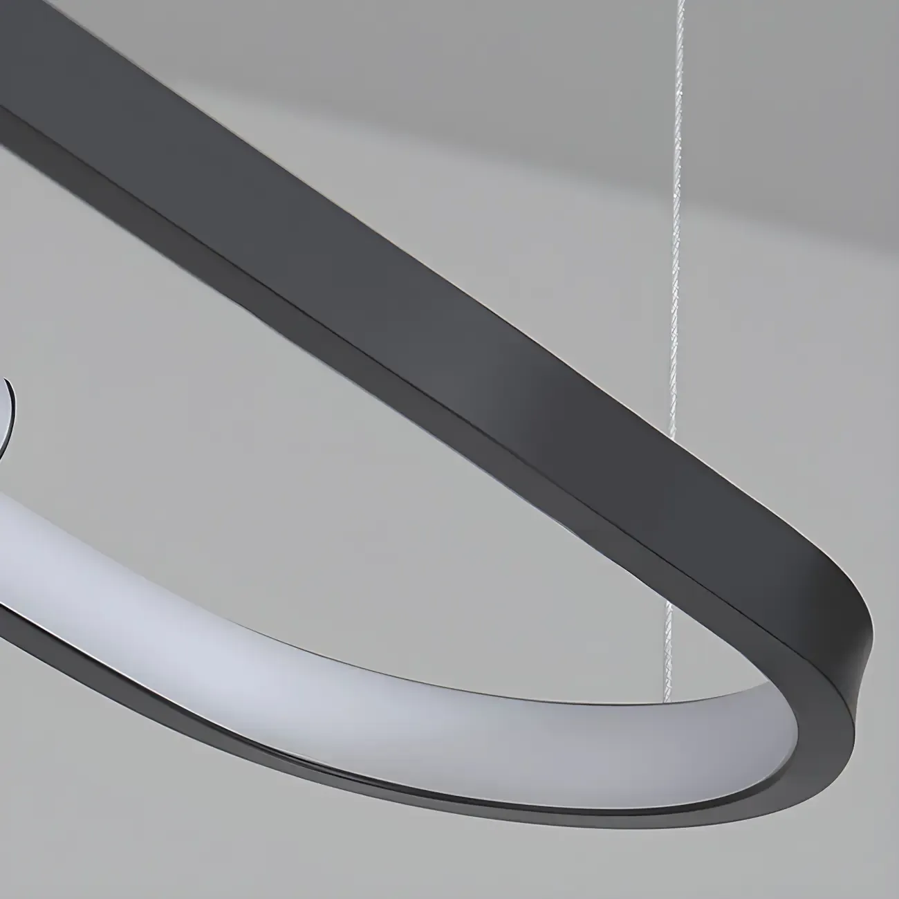 Trendy Modern LED Geometric Island Pendant Light Image - 12