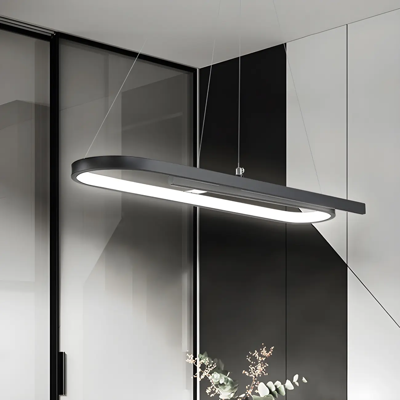 Trendy Modern LED Geometric Island Pendant Light Image - 15 | homeyfad