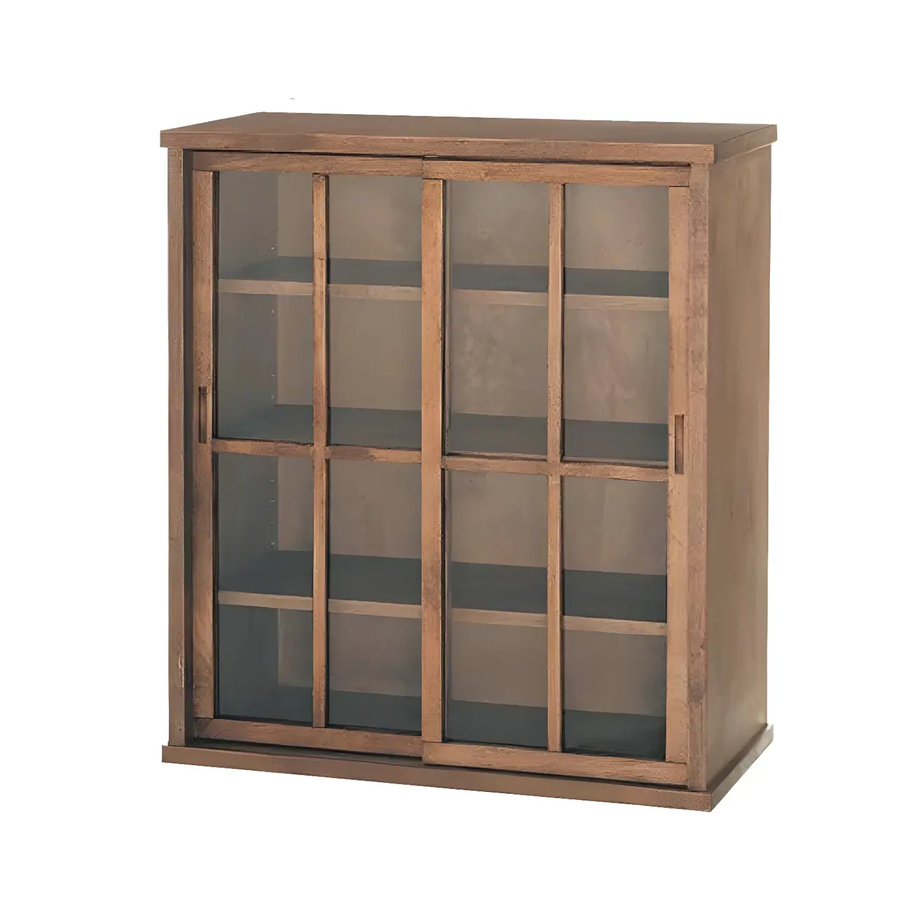 Durable Wooden Display Cabinet with Adjustable Shelves for Home Image - 3 | homeyfad