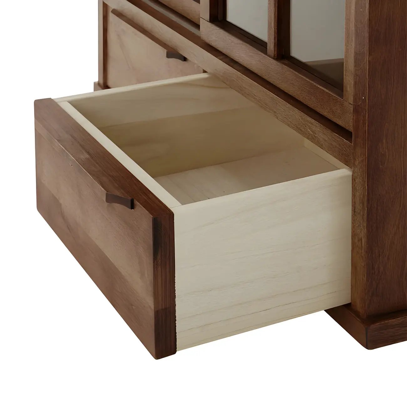 Durable Wooden Display Cabinet with Adjustable Shelves for Home Image - 10 | homeyfad