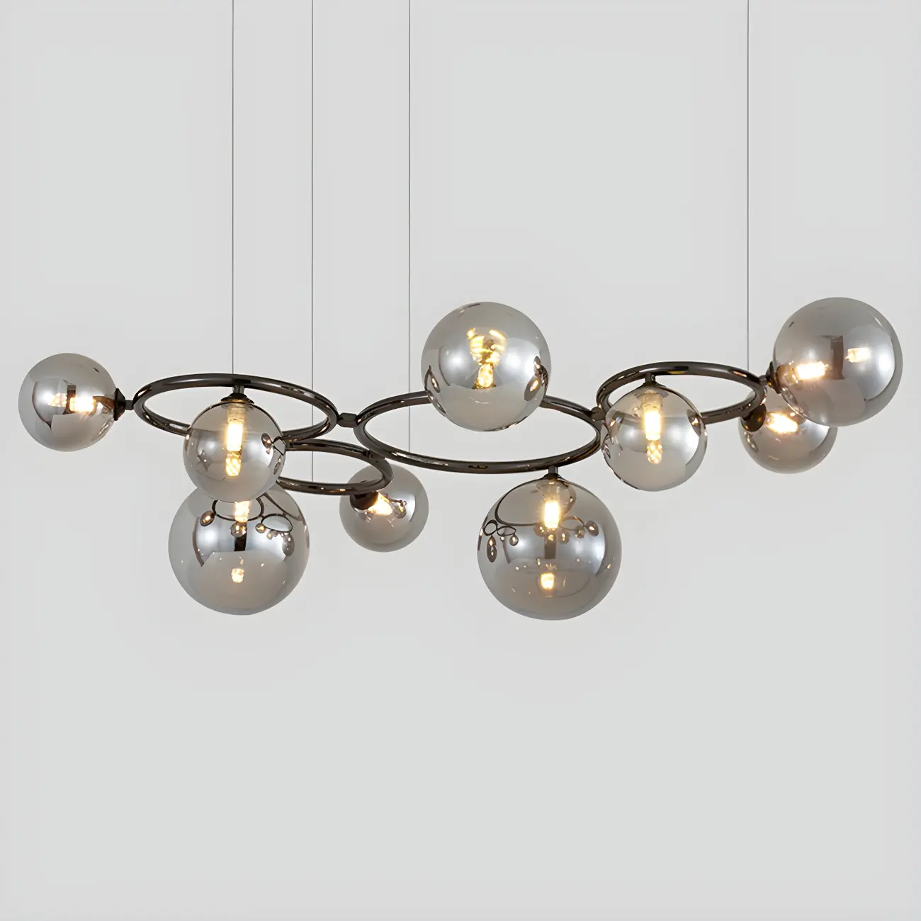 Artistic Modern Globe Glass Pendant Lights for Kitchen Image - 13 | homeyfad