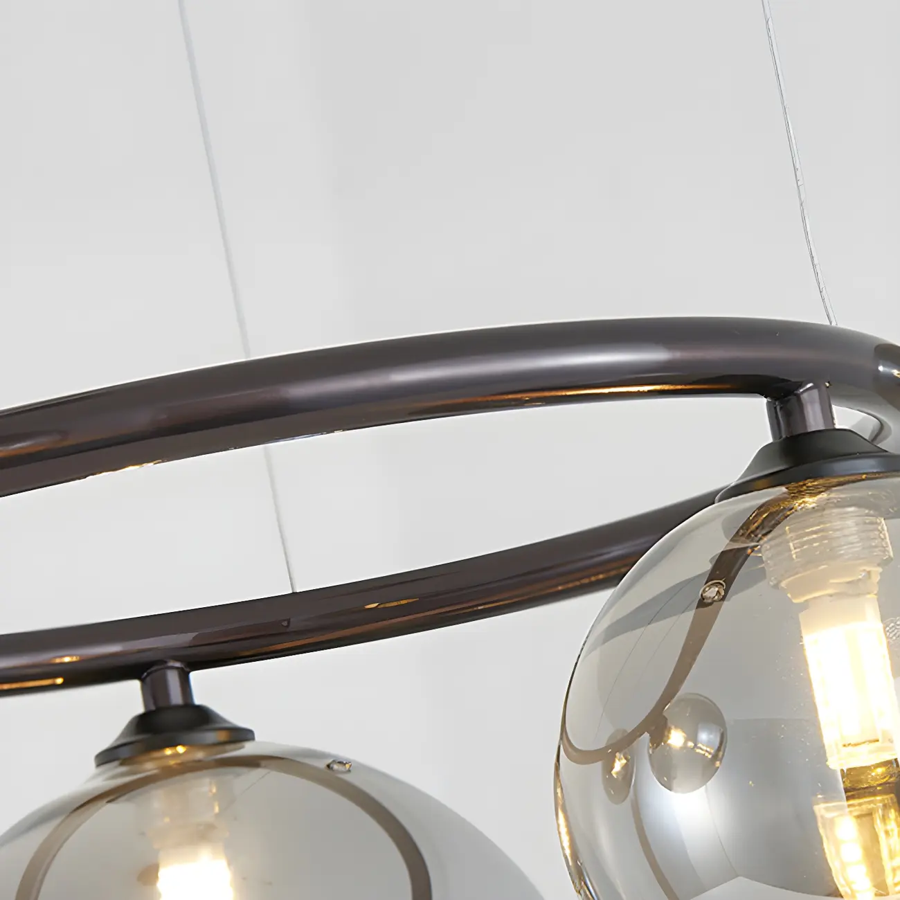 Artistic Modern Globe Glass Pendant Lights for Kitchen Image - 16 | homeyfad