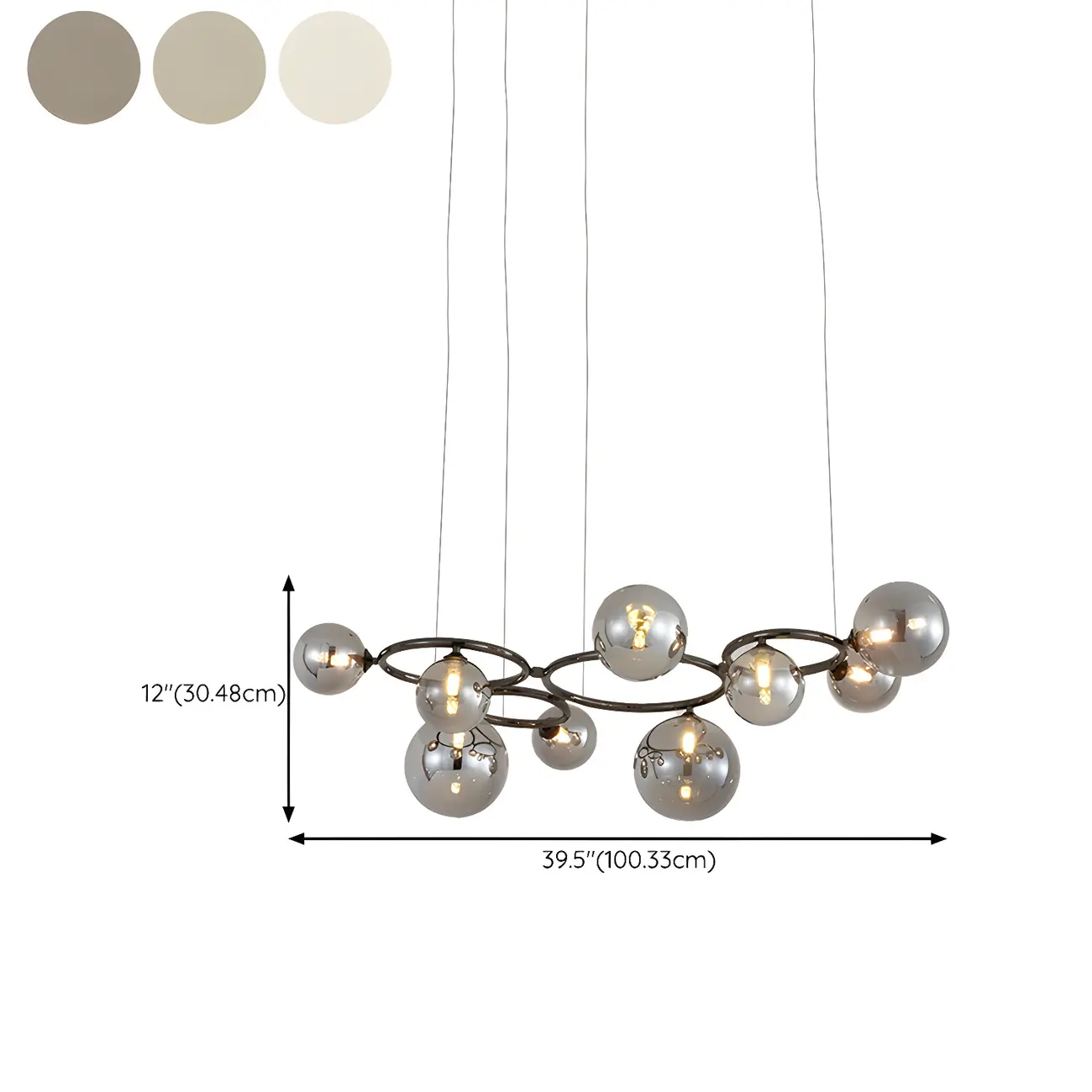 Artistic Modern Globe Glass Pendant Lights for Kitchen Image - 23 | homeyfad