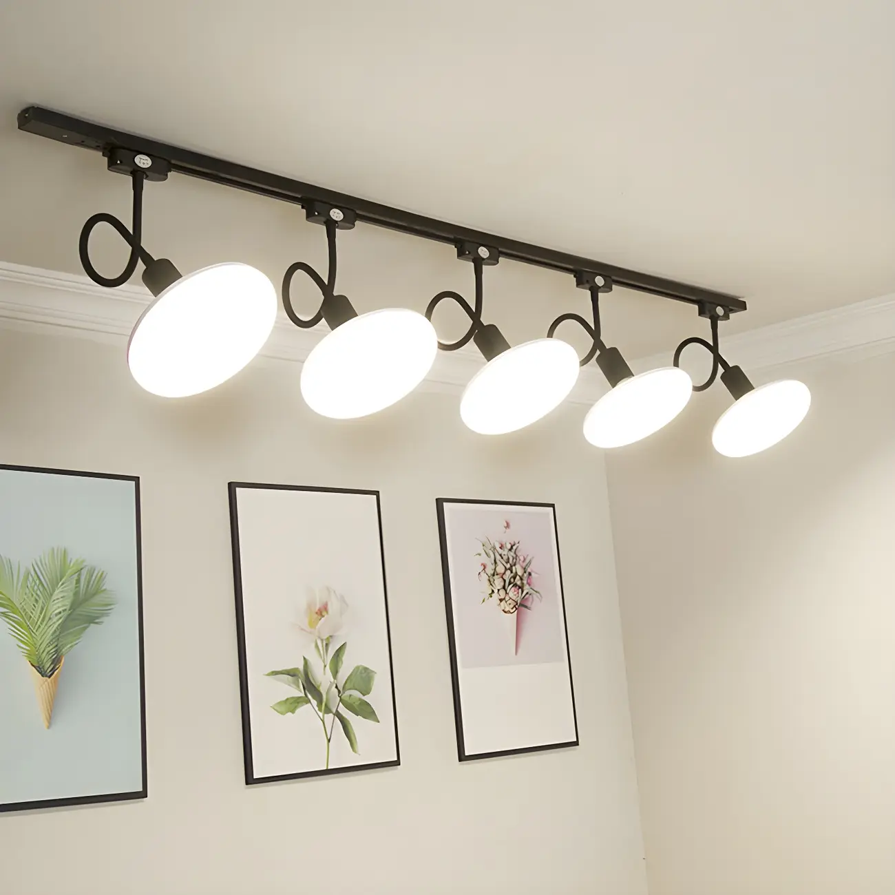 5-Light Modern LED Track Lighting with Adjustable Head | homeyfad