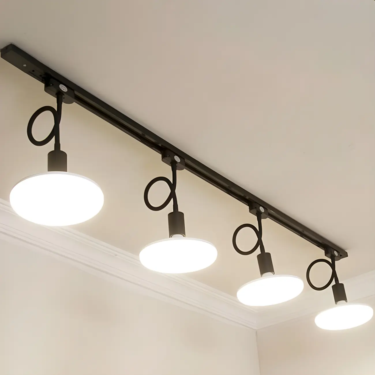 5-Light Modern LED Track Lighting with Adjustable Head | homeyfad