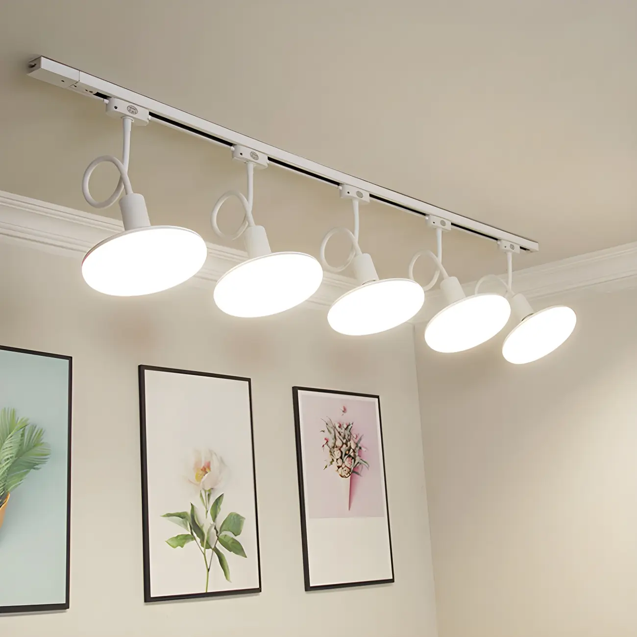 5-Light Modern LED Track Lighting with Adjustable Head | homeyfad