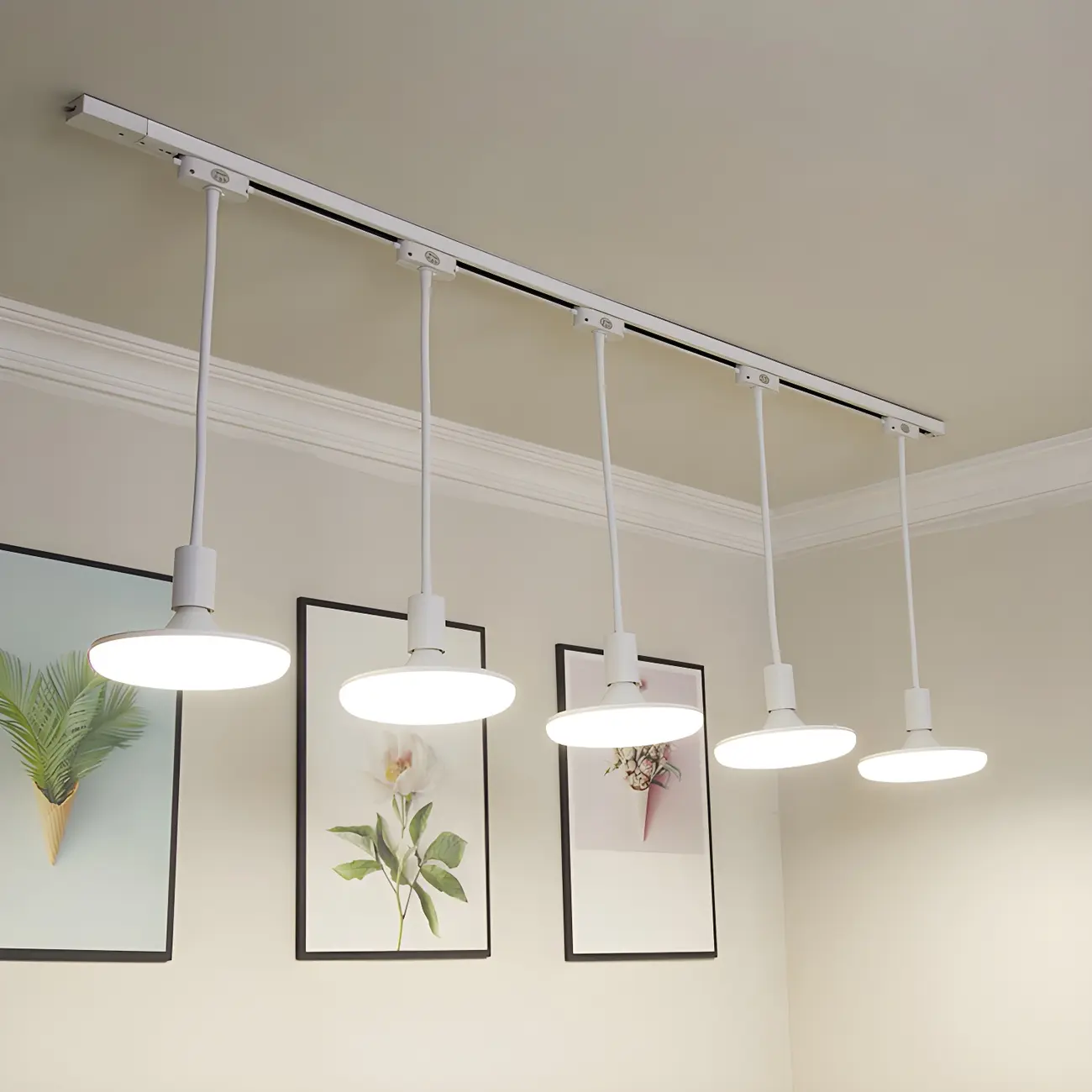 5-Light Modern LED Track Lighting with Adjustable Head | homeyfad