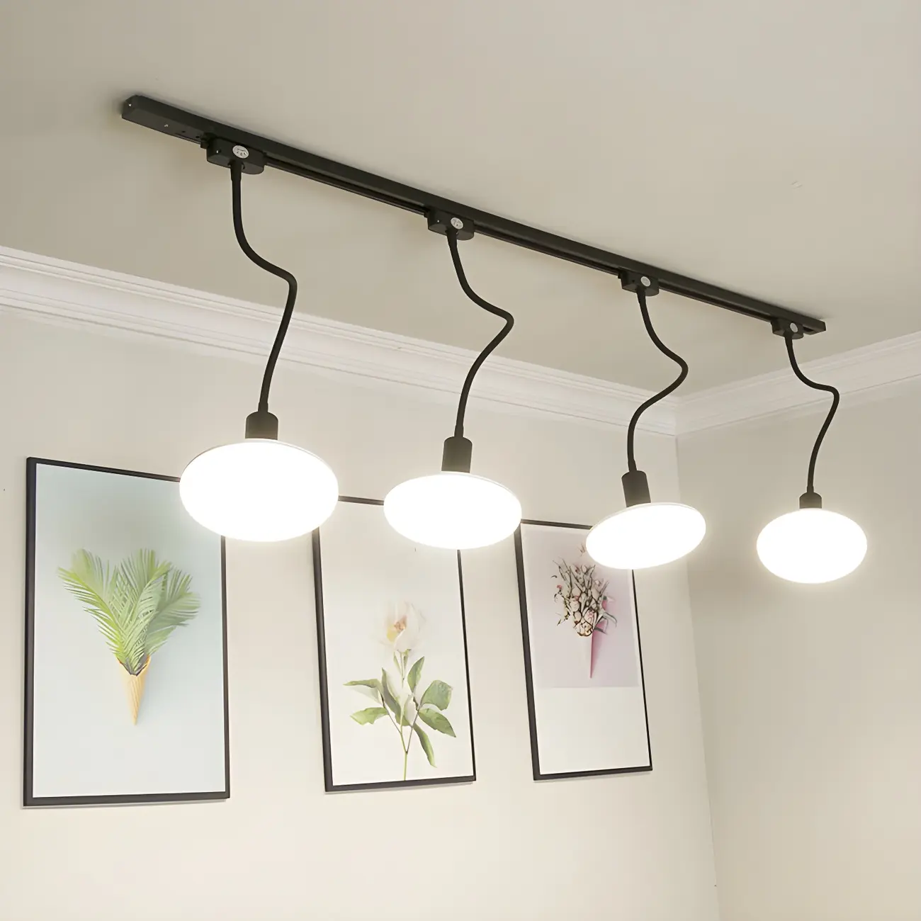 5-Light Modern LED Track Lighting with Adjustable Head | homeyfad