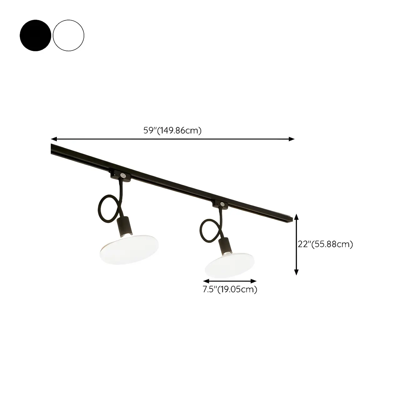 5-Light Modern LED Track Lighting with Adjustable Head | homeyfad