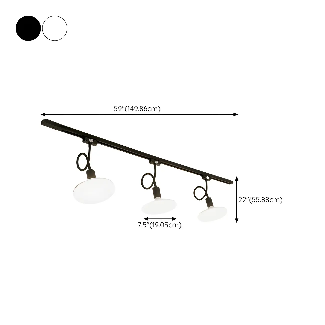 5-Light Modern LED Track Lighting with Adjustable Head | homeyfad