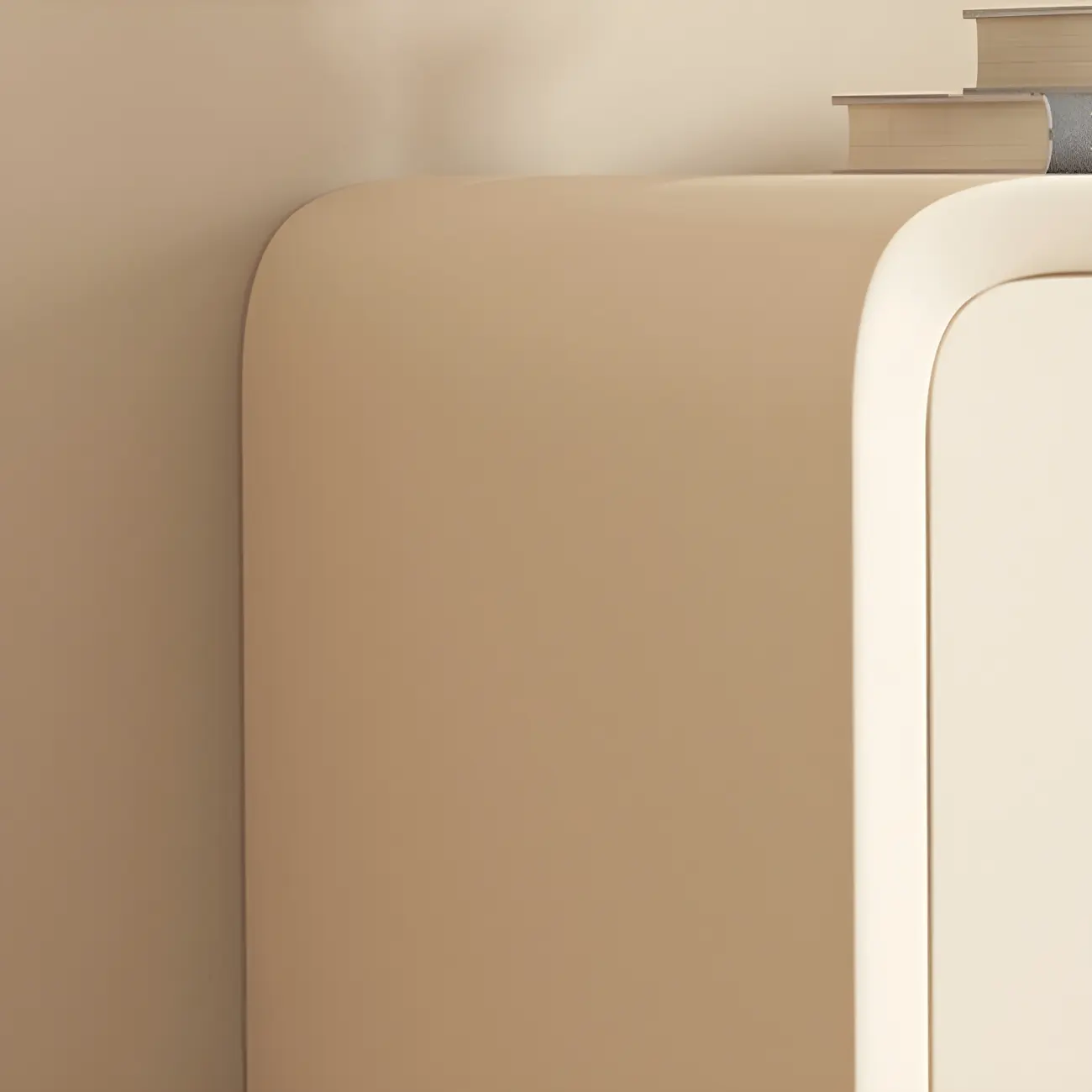 Morandi Cubic Leather Wood Small Bedside Table Image - 14 | homeyfad