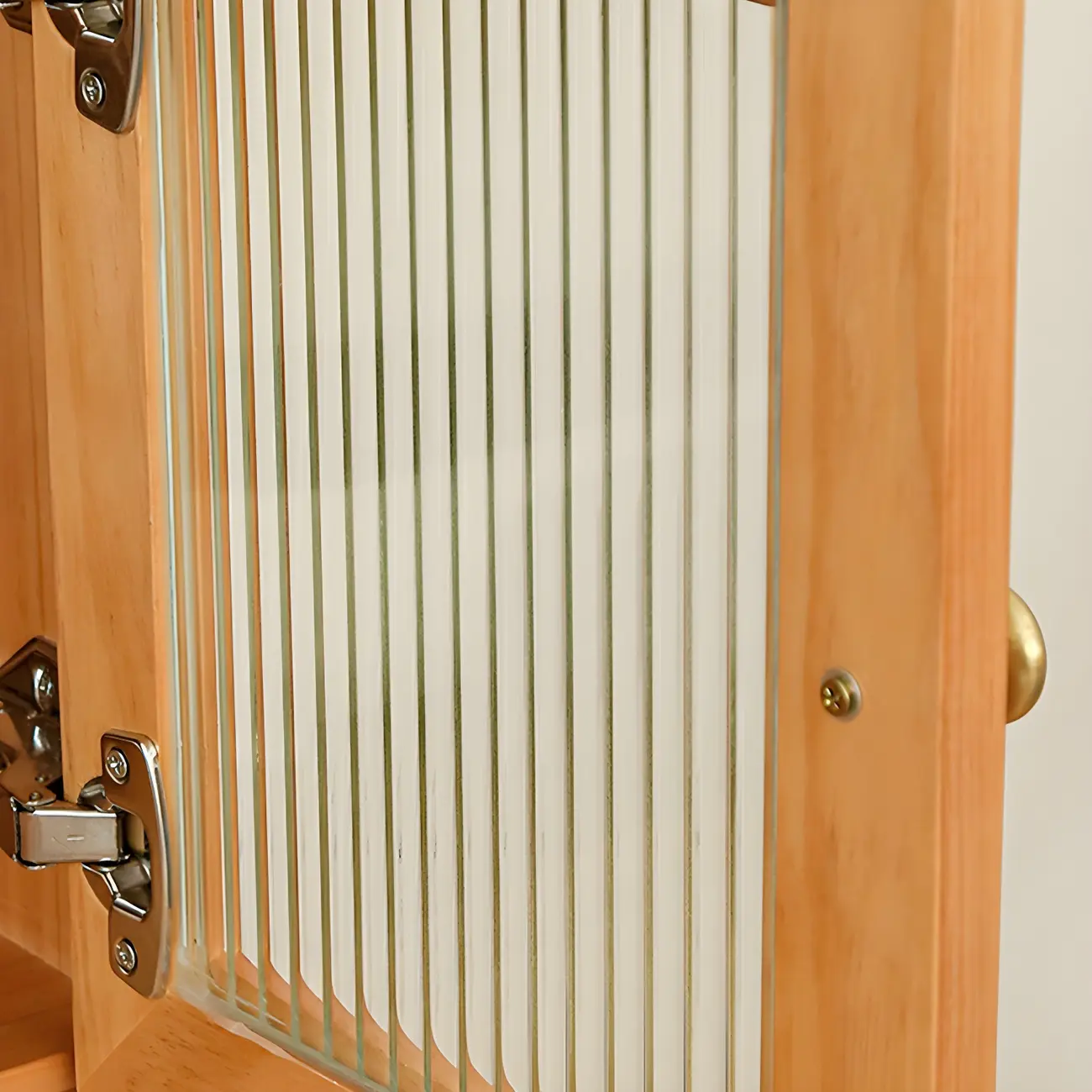 Stylish Wooden Display Cabinet with Glass Doors for Dining Room Image - 6 | homeyfad