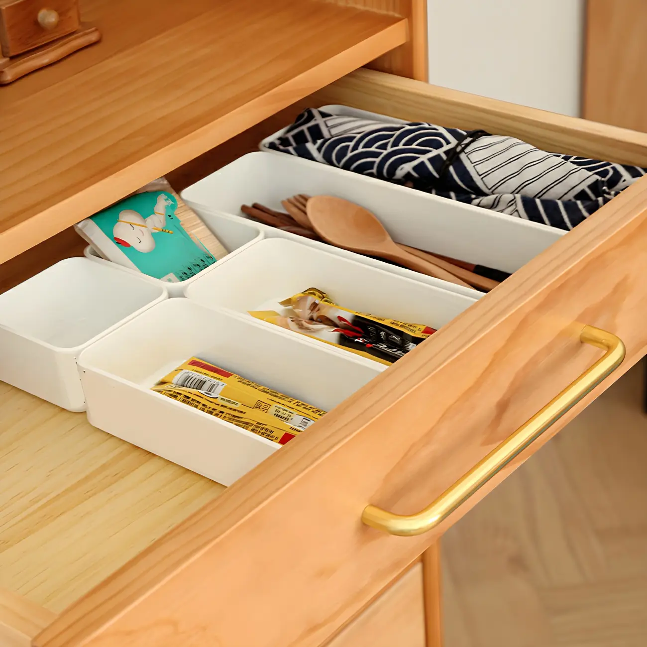 Stylish Wooden Display Cabinet with Glass Doors for Dining Room Image - 7 | homeyfad