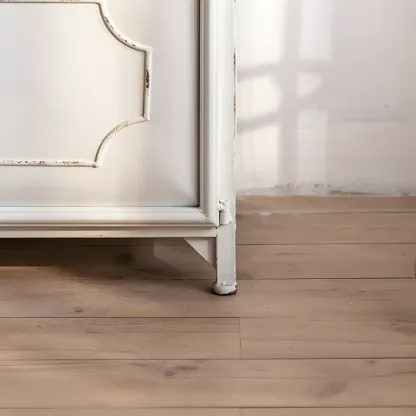 Elegant Arched Metal and Wood Storage Bookcase with Doors Image - 14