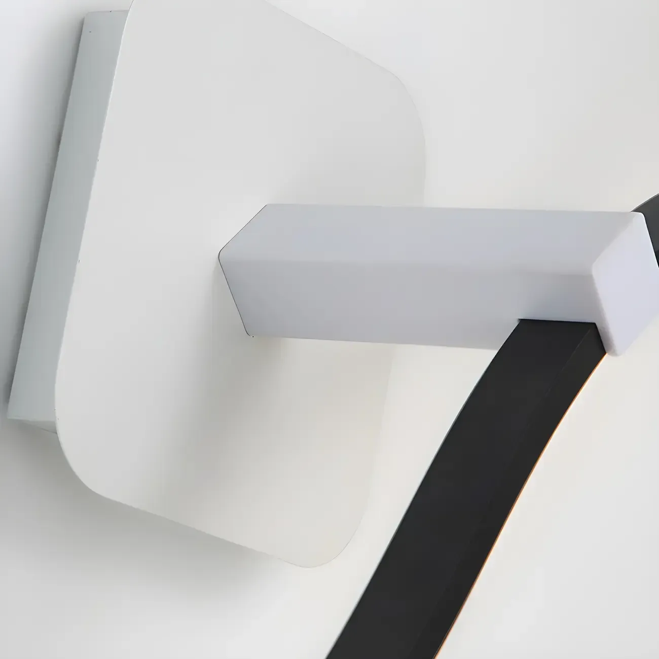 Wave LED Vanity Light with Silica Shade for Bathroom Image - 17