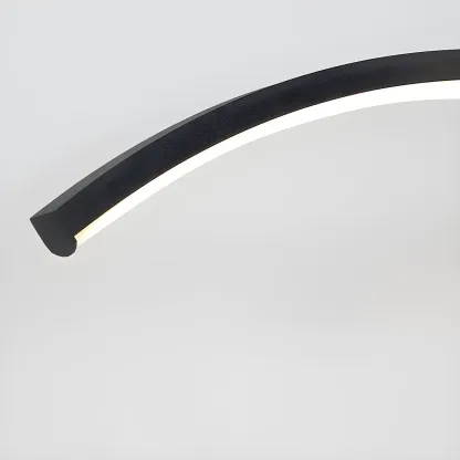 Wave LED Vanity Light with Silica Shade for Bathroom Image - 18